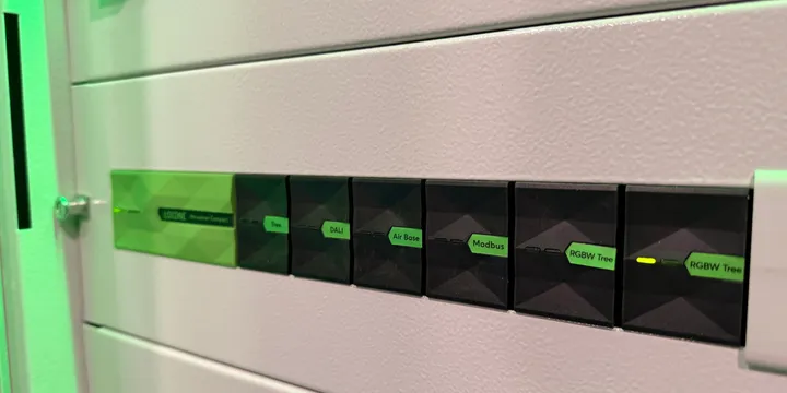 Electric panel with Loxone modules